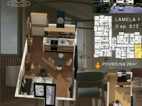 Sale, studio apartment, 23m², Vrnjačka Banja, Srbija - image 8