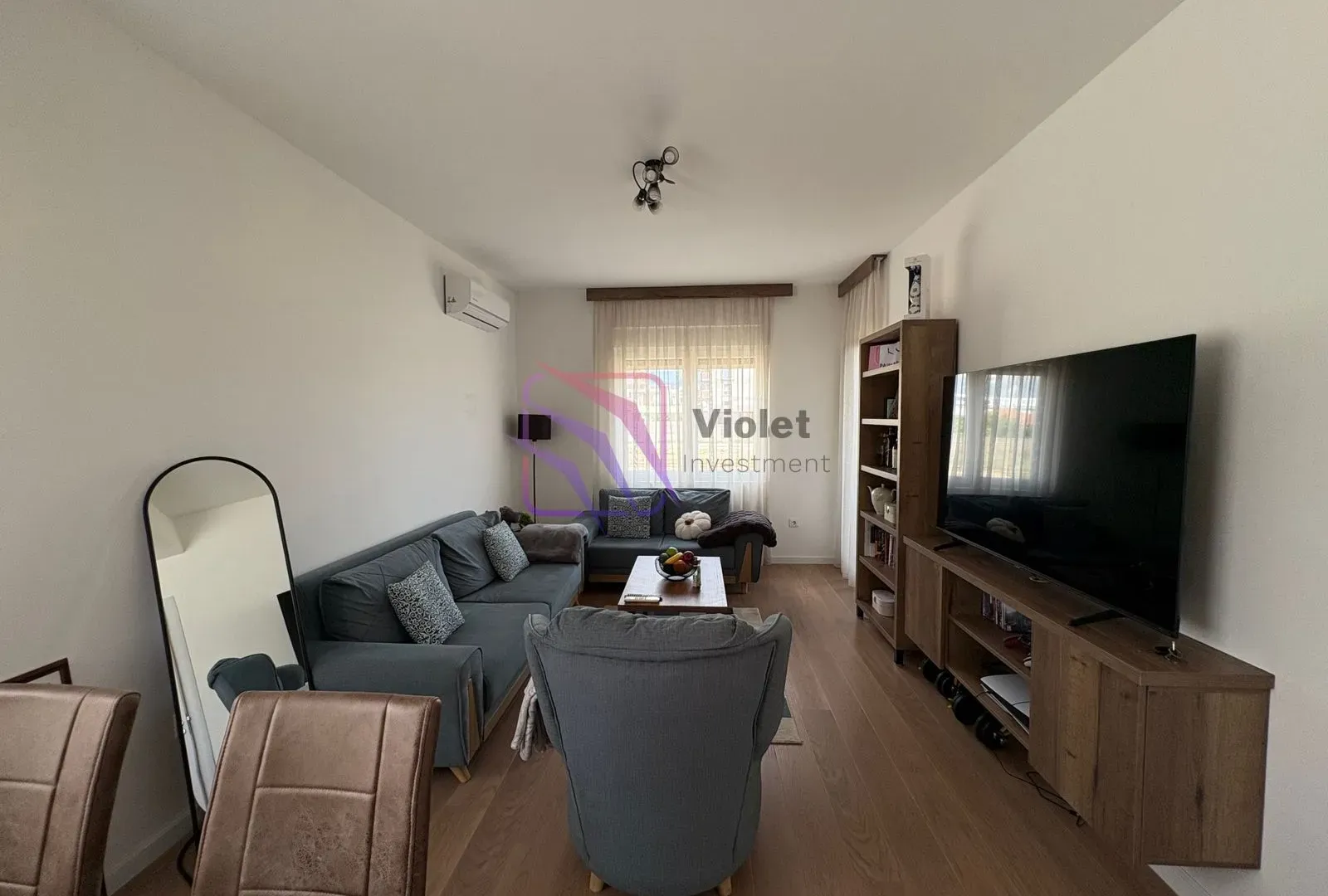 Izdavanje, jednosoban stan, 46m², Zabjelo, Podgorica