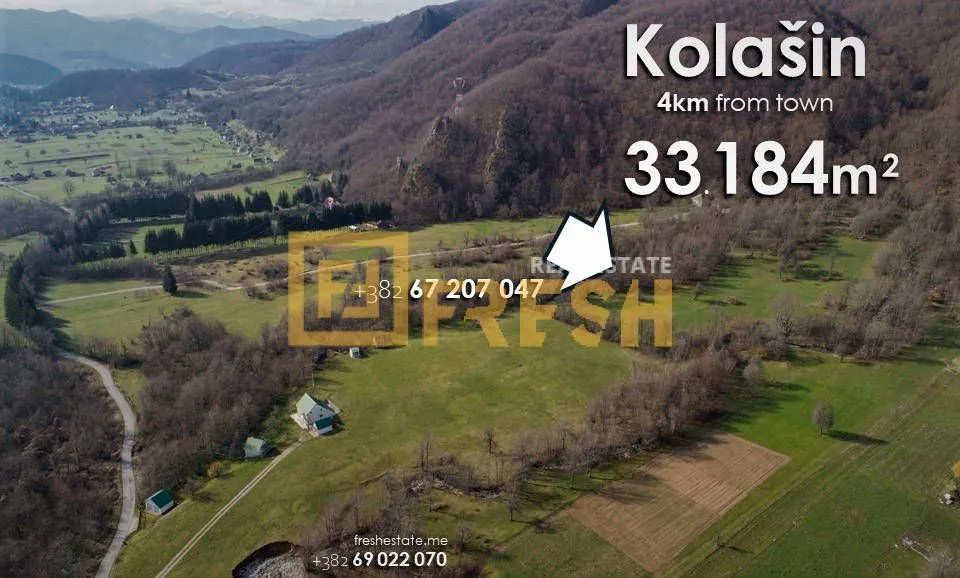 Prodaja, plac, 33184m², Kolašin, Crna Gora