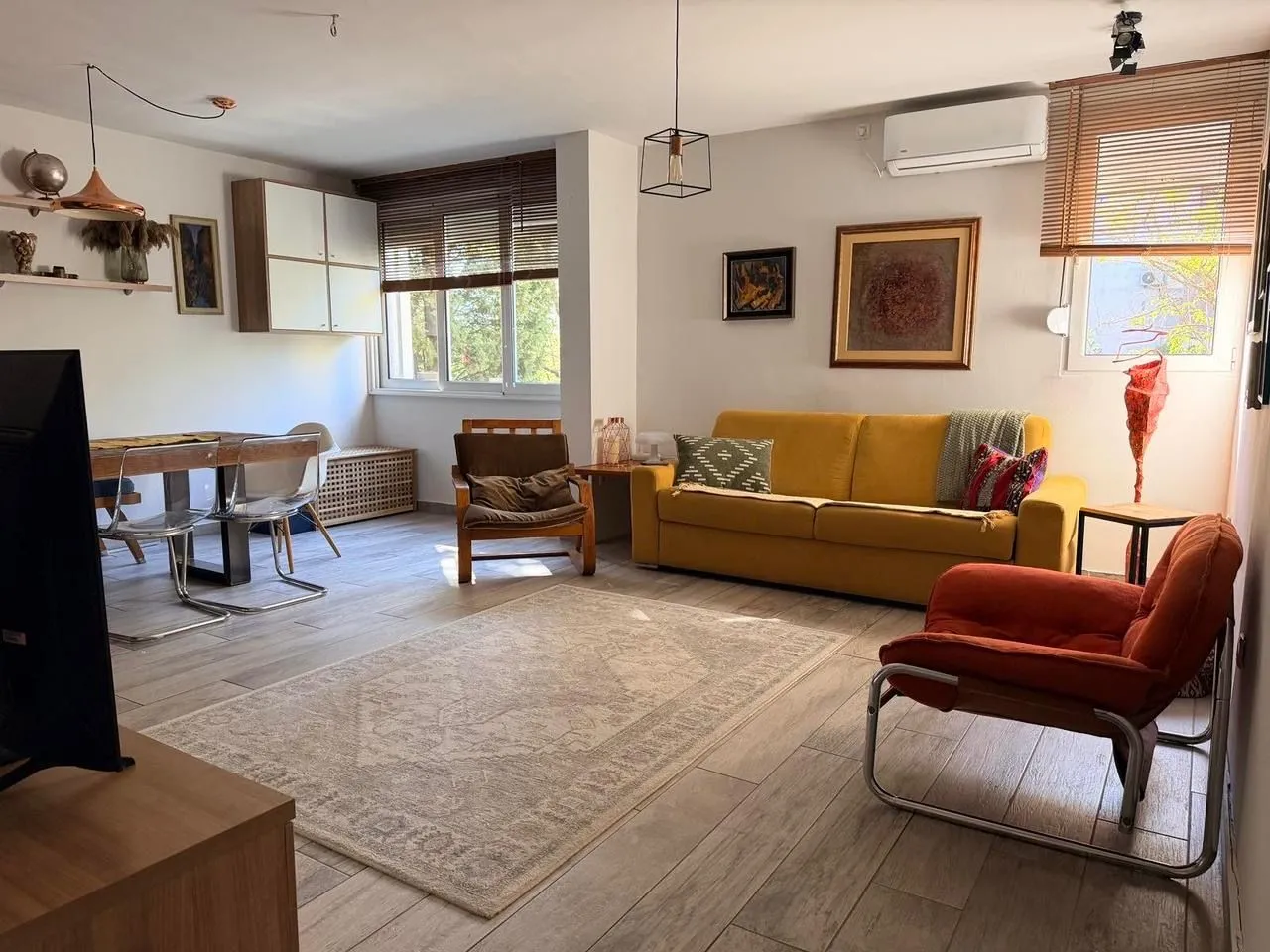 Rent, one bedroom apartment, 60m², Blok 5, Podgorica