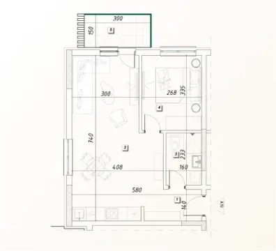 Prodaja, jednosoban stan, 46m², Rudjinci, Vrnjačka Banja - image 9