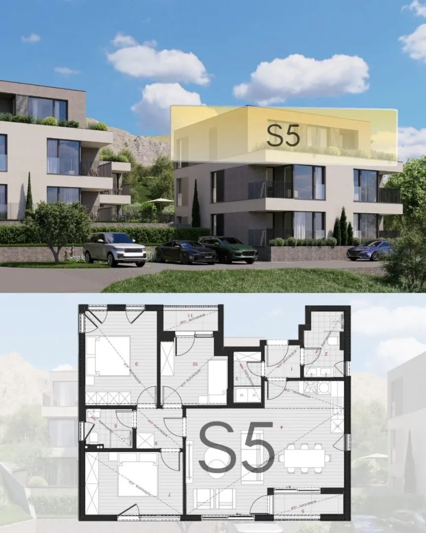 Prodaja, trosoban stan, 125m², Dobrota, Kotor
