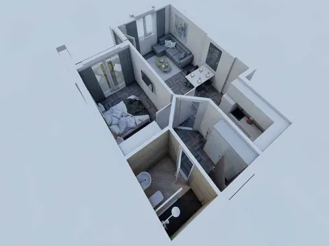 Prodaja, jednosoban stan, 47m², Bjeliši, Bar - image 3