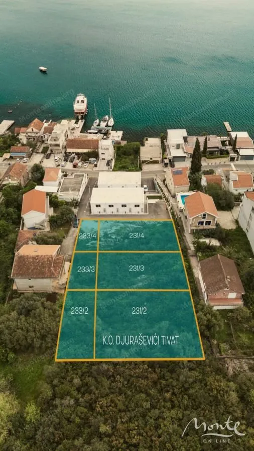 Prodaja, plac, 1620m², Đuraševići, Tivat