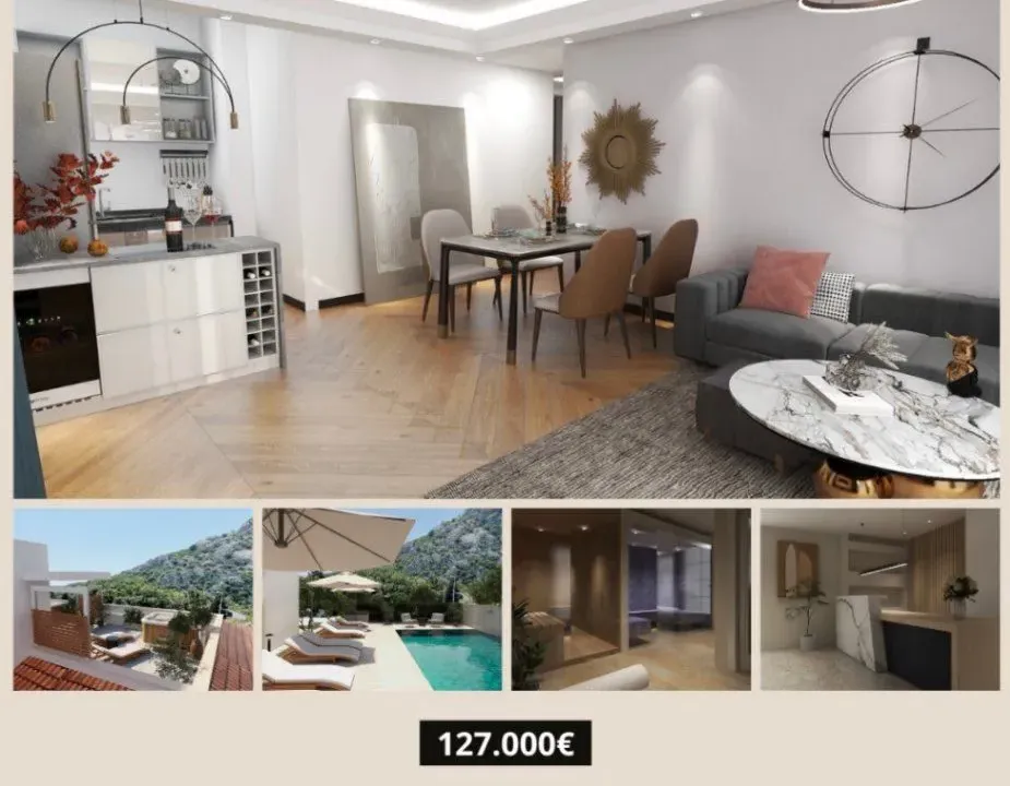 Sale, one bedroom apartment, 55m², Sutomore, Bar