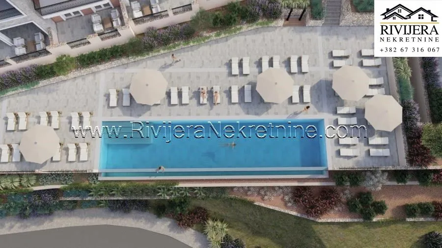 Prodaja, trosoban stan, 100m², Luštica Bay, Tivat