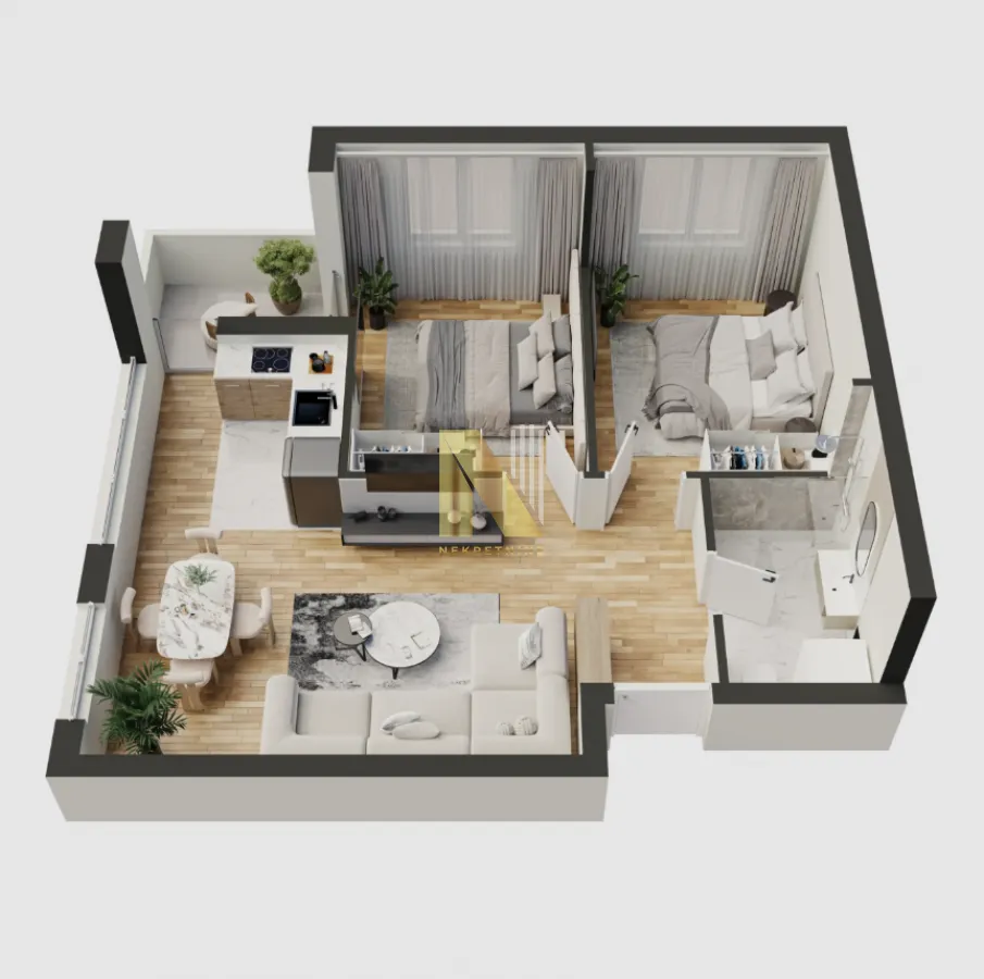 Prodaja, trosoban stan, 52m², Telep, Novi Sad Sve Podlokacije