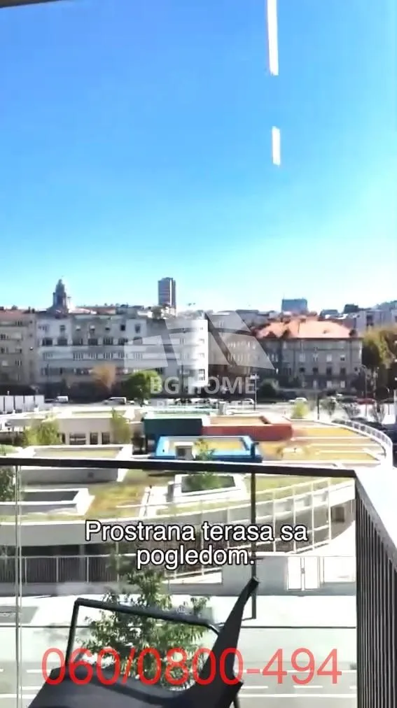 Izdavanje, trosoban stan, 73m², Savski Venac, Beograd