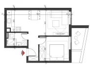 Sale, one bedroom apartment, 46m², Petrovac, Budva - image 2