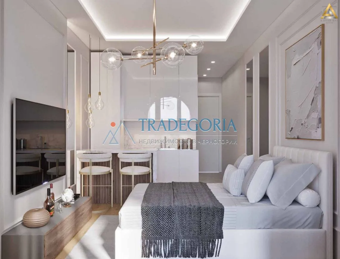 Prodaja, jednosoban stan, 50m², Prčanj, Kotor