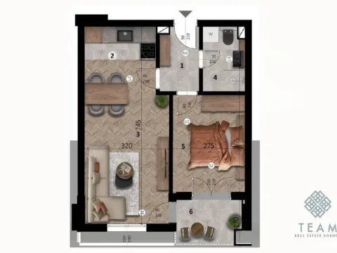 Prodaja, jednosoban stan, 44m², Ilino, Bar - image 7