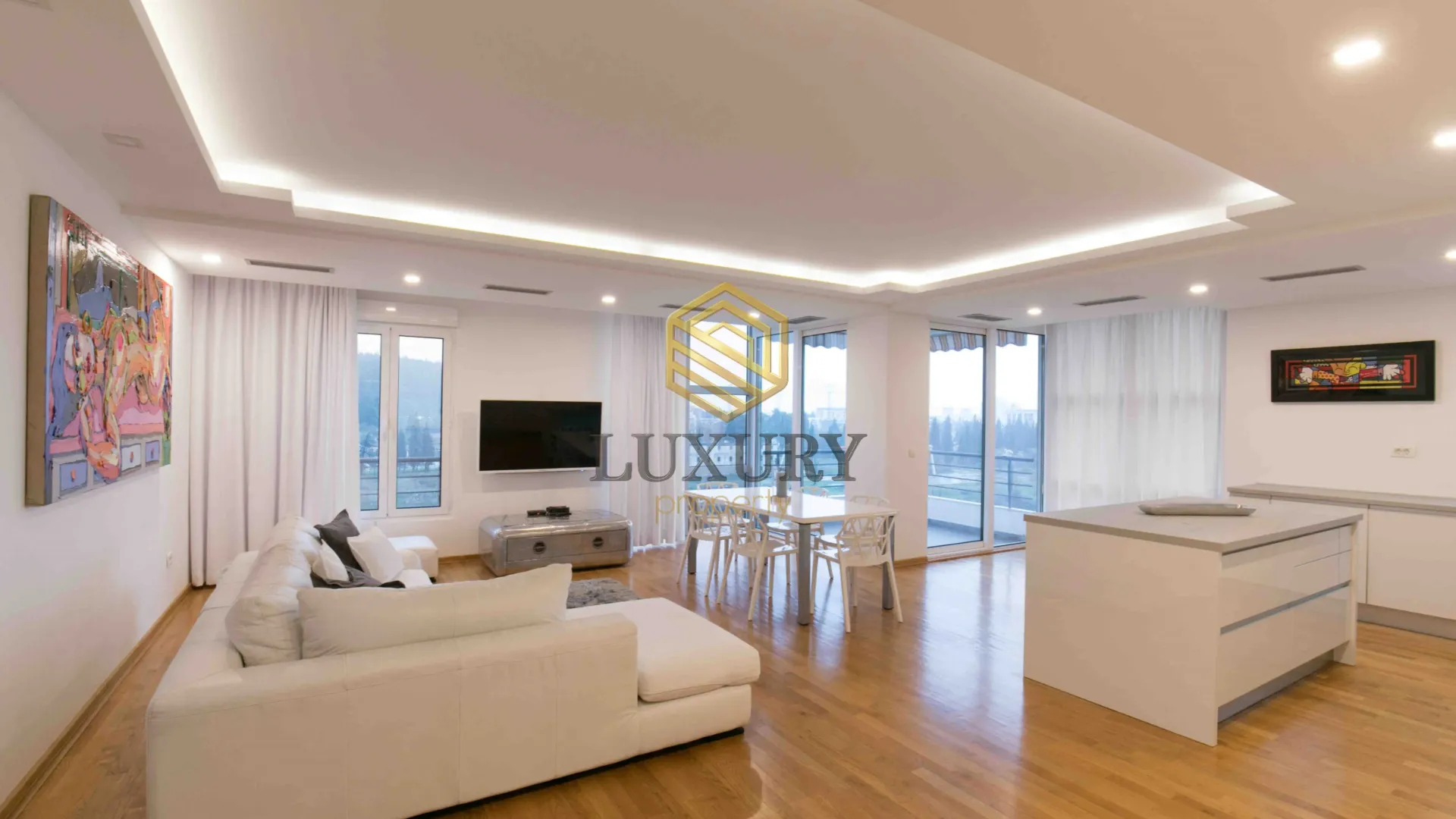 Rent, three bedroom apartment, 123m², Momišići, Podgorica