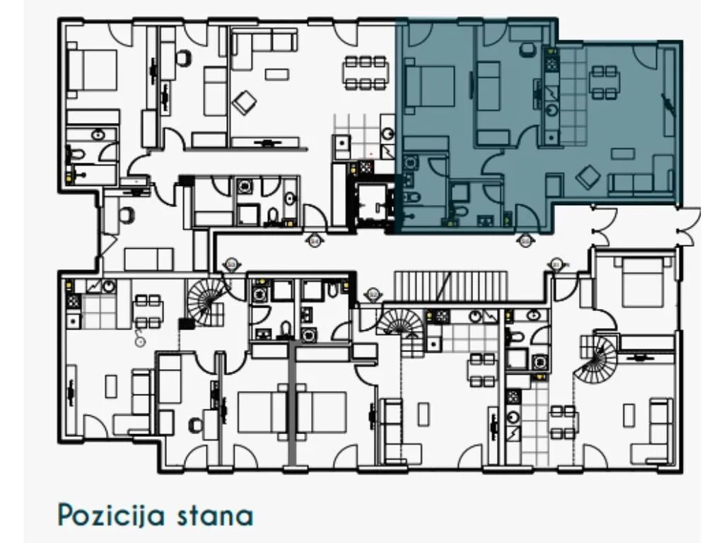 Sale, three bedroom apartment, 74m², Altina, Beograd