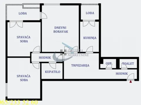 Sale, three bedroom apartment, 87m², Botanička Bašta, Palilula Sve Podlokacije - image 3