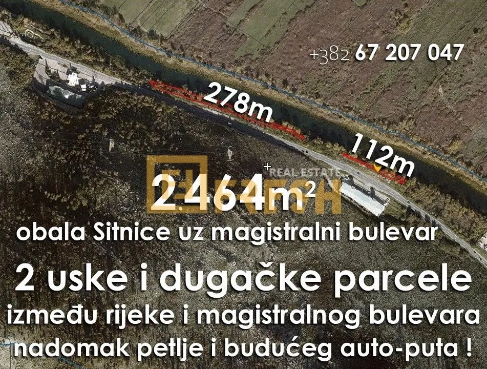 Prodaja, plac, 2464m², Ostalo, Podgorica
