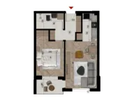 Sale, one bedroom apartment, 44m², Šušanj, Bar - image 2