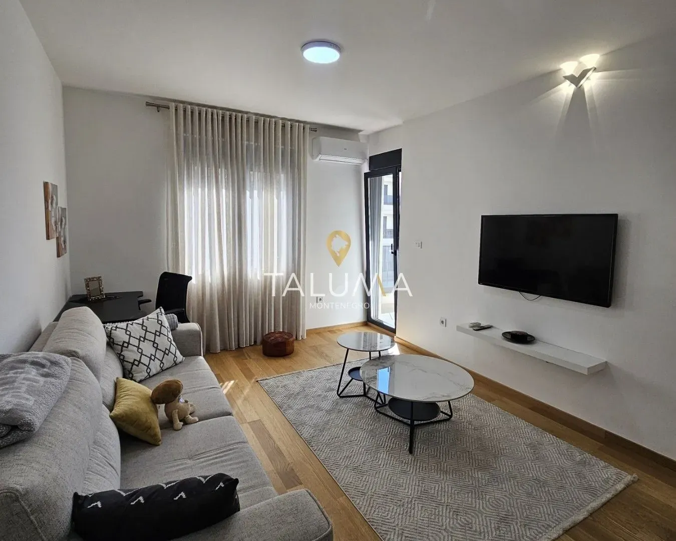 Izdavanje, jednosoban stan, 47m², City Kvart, Podgorica