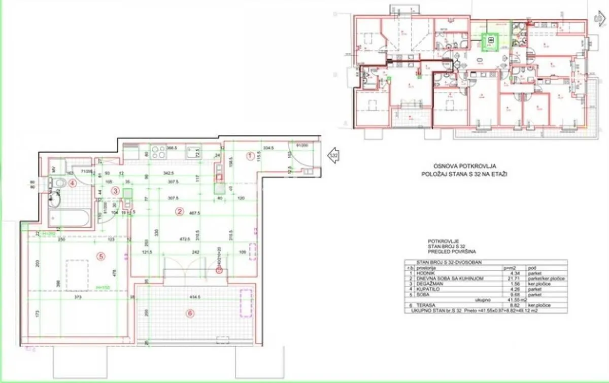 Prodaja, dvosoban stan, 48m², Podbara, Novi Sad Sve Podlokacije