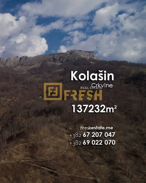 Prodaja, plac, 137232m², Kolašin, Crna Gora