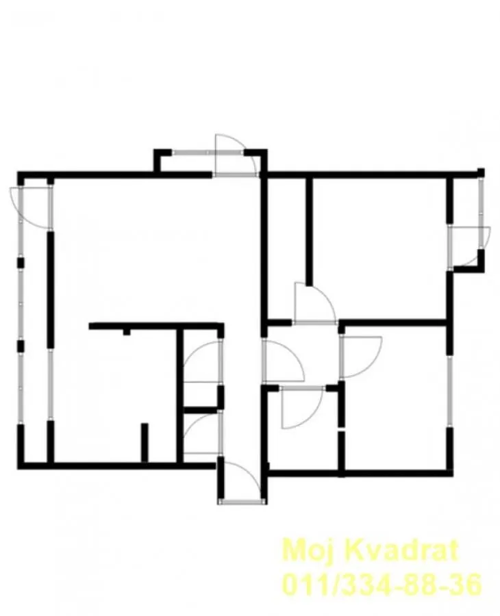 Prodaja, trosoban stan, 106m², Novi Beograd Blok 67, Novi Beograd Sve Podlokacije