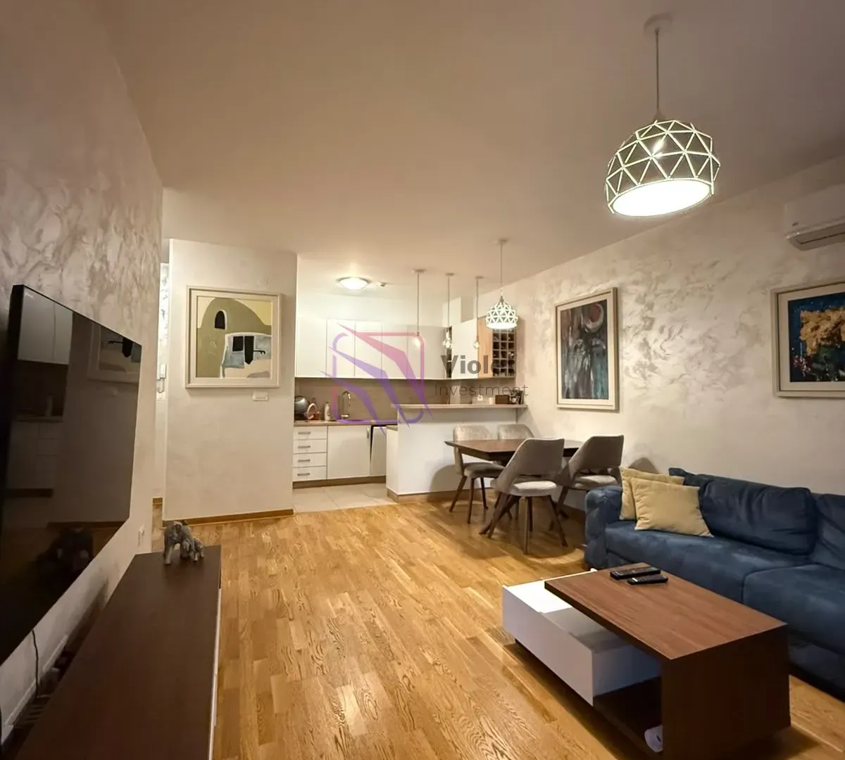 Izdavanje, dvosoban stan, 65m², City Kej, Podgorica