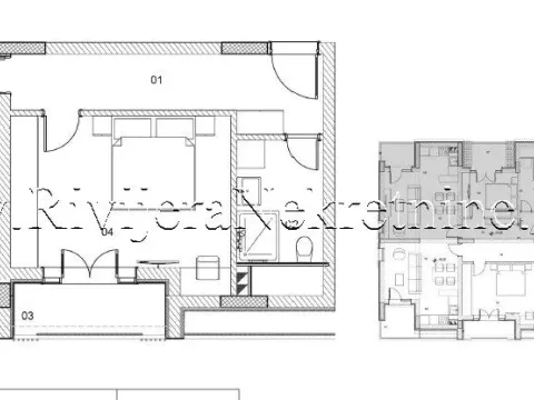 Sale, one bedroom apartment, 57m², Risan, Kotor - image 7