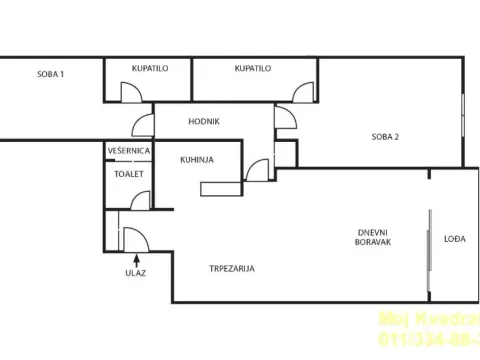 Prodaja, trosoban stan, 113m², Savski Venac, Beograd - image 20