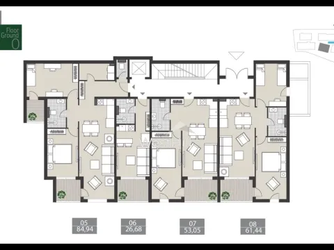 Prodaja, garsonjera, 24m², Tivat, Crna Gora - image 13