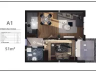Sale, one bedroom apartment, 37m², Dobre Vode, Bar - image 2