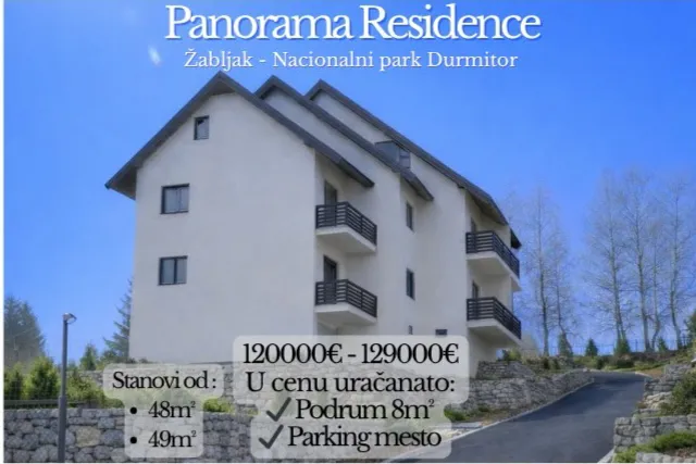 Prodaja, dvosoban stan, 48m², Žabljak II, Žabljak