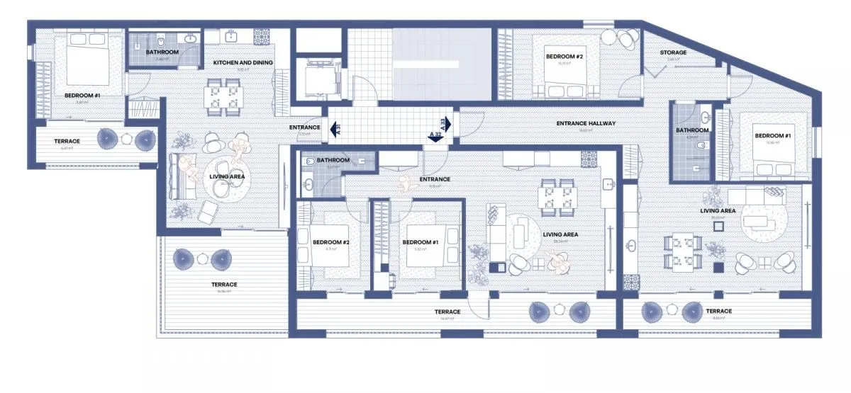 Sale, two bedroom apartment, 76m², Pržno, Budva
