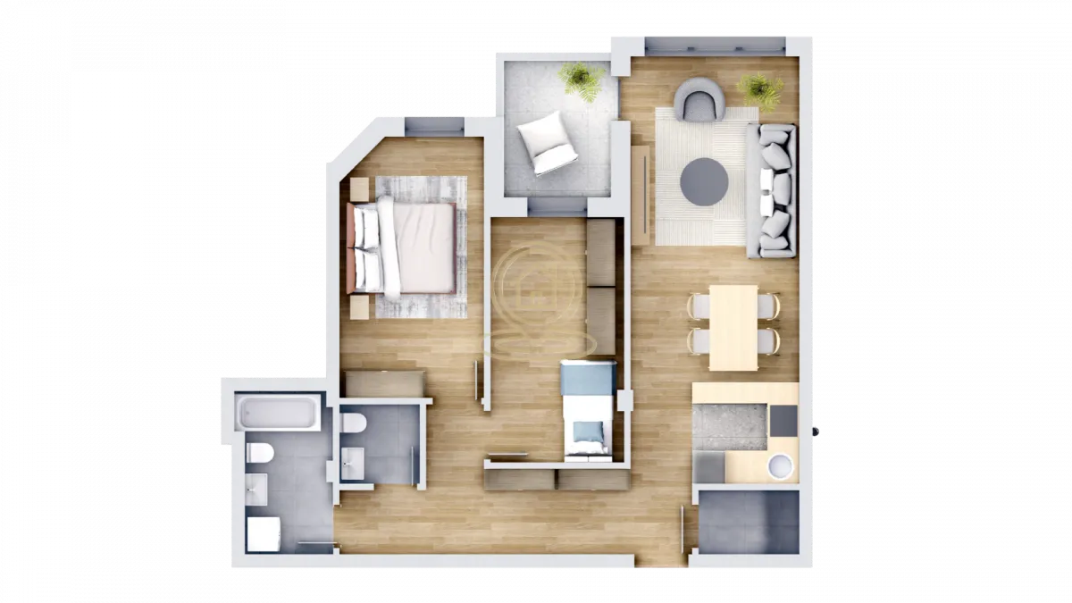 Prodaja, dvosoban stan, 45m², Centar, Novi Sad