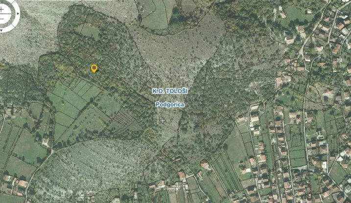Prodaja, plac, 955m², Tološi, Podgorica