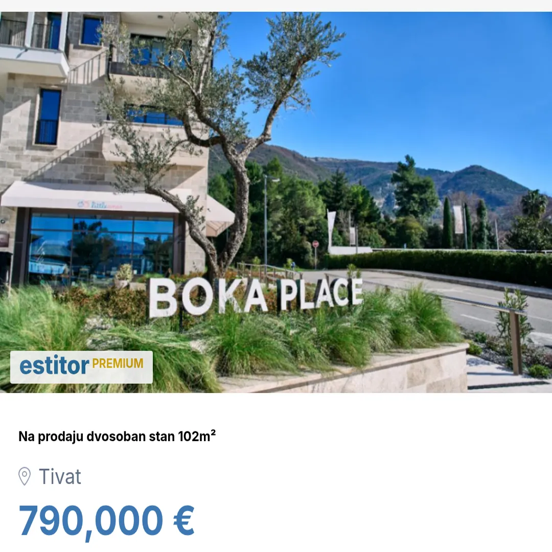Sale, two bedroom apartment, 102m², Porto Montenegro, Tivat