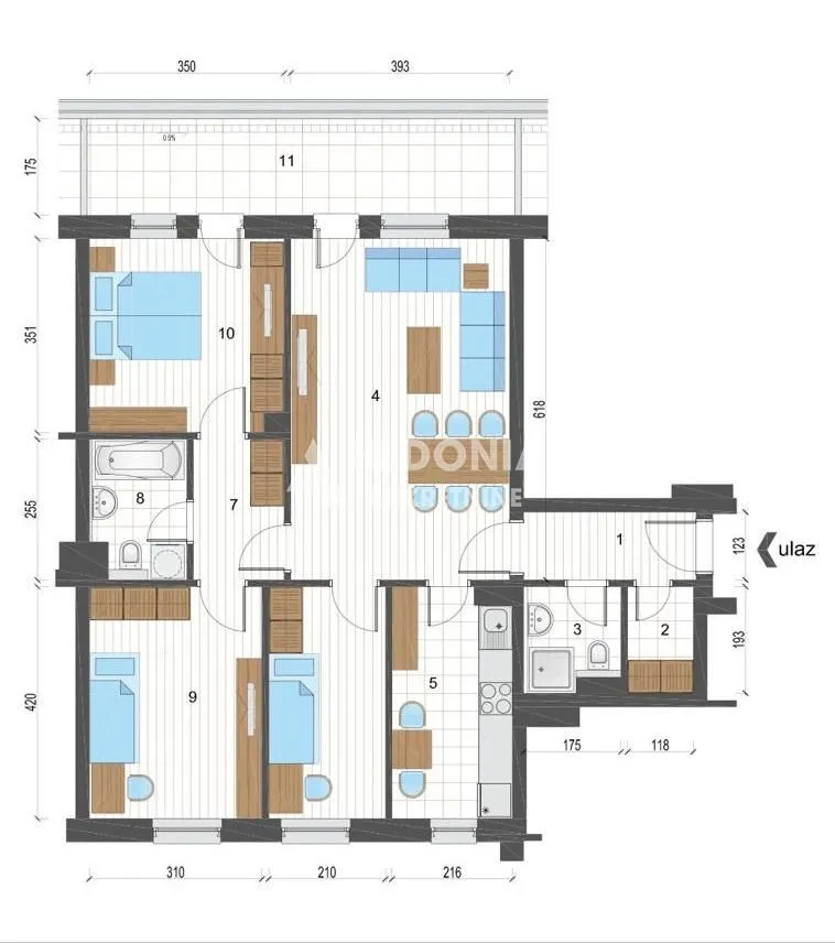 Prodaja, četvorosoban stan, 98m², Zemun Sve Podlokacije, Beograd