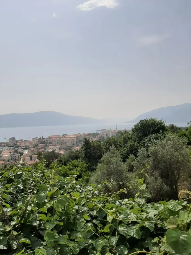Pogled na more i grad sa imanja.