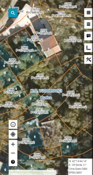 Katastarski plan sa prikazom zemljišta i granica parcele. - image 3