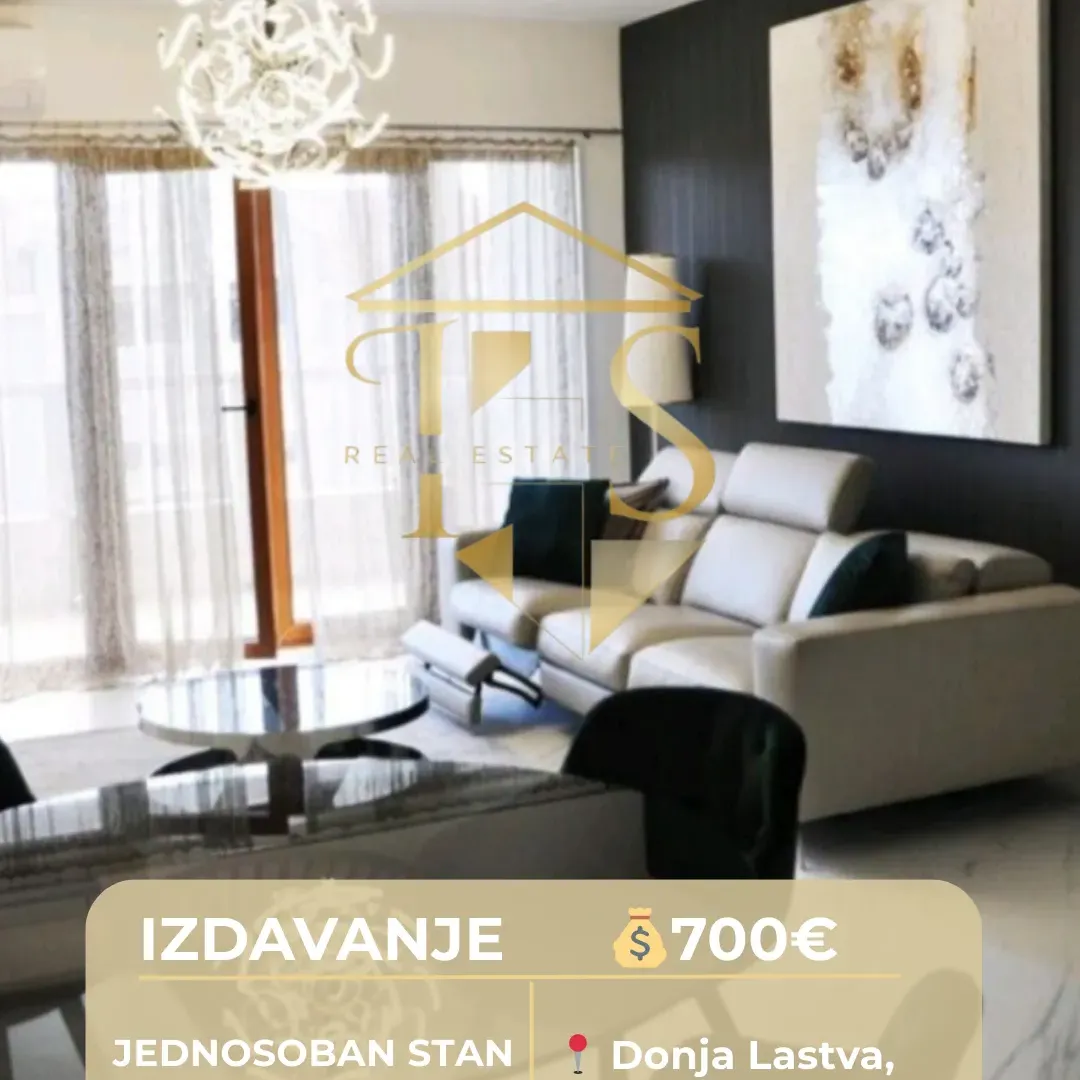 Izdavanje, jednosoban stan, 70m², Donja Lastva, Tivat