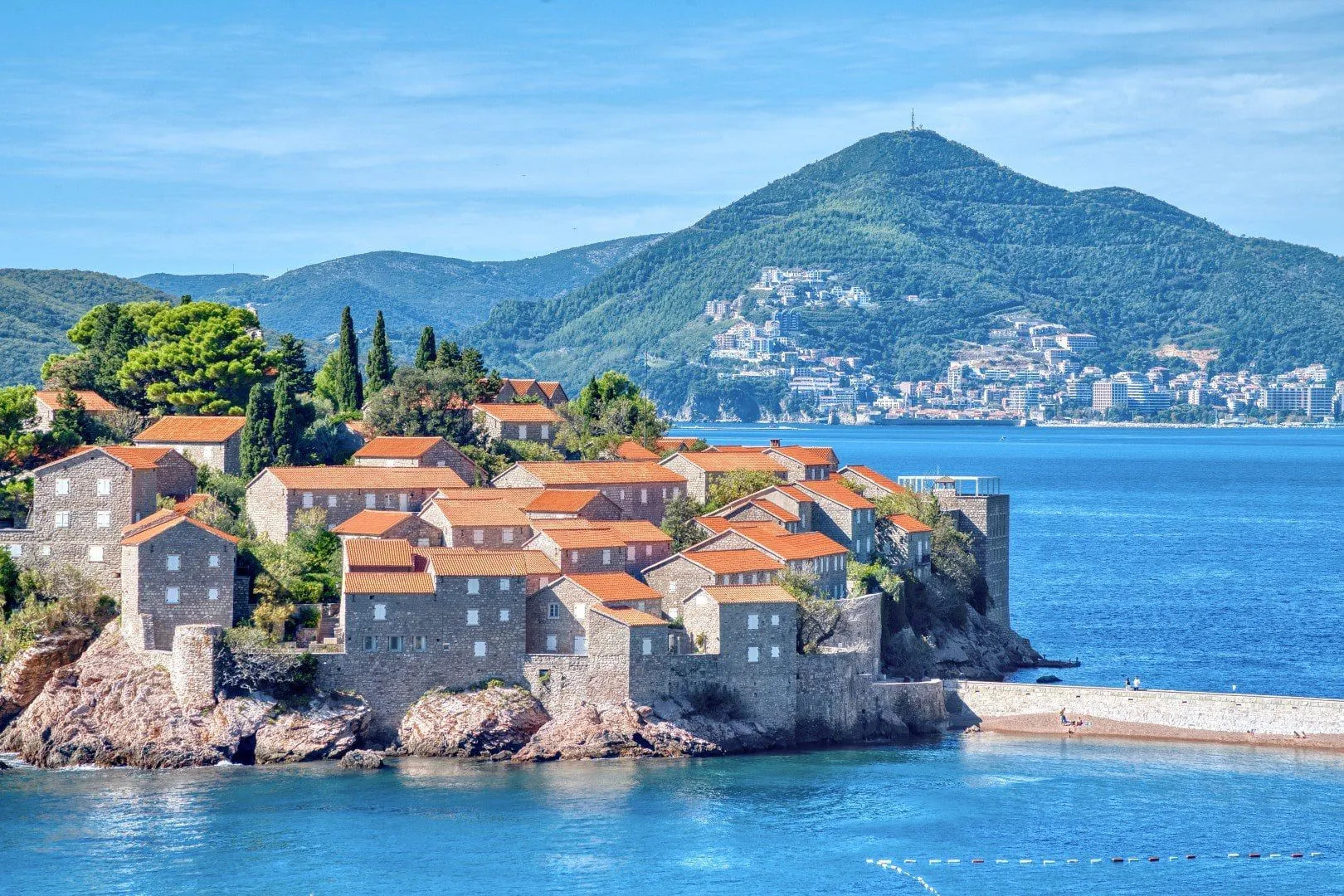 Sale, two bedroom apartment, 117m², Sveti Stefan, Budva