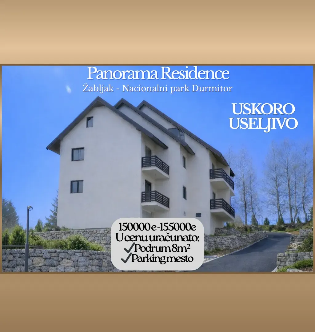 Prodaja, dvosoban stan, 48m², Centar, Žabljak