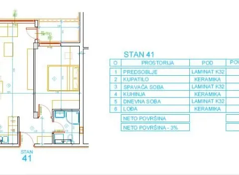 Sale, one bedroom apartment, 46m², Palilula, Niš - image 2