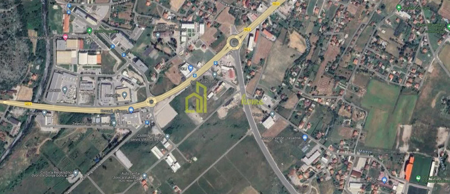Prodaja, plac, 3000m², Donja Gorica, Podgorica