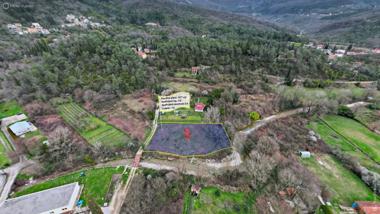 Sale, land lot, 1677m², Sutorina, Herceg Novi