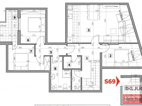 Prodaja, četvorosoban stan, 93m², Sremska Kamenica, Petrovaradin