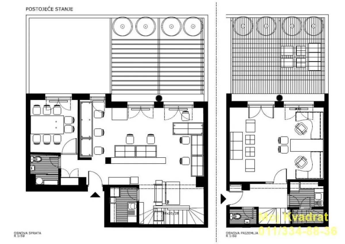 Rent, office space, 118m², Crveni Krst, Beograd