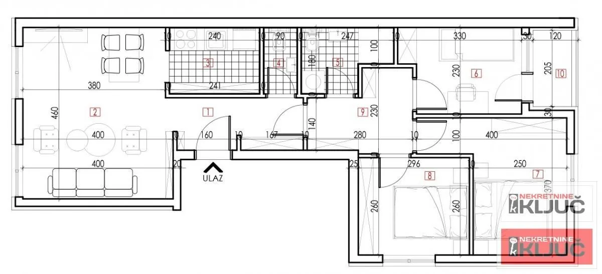 Prodaja, trosoban stan, 64m², Petrovaradin, Novi Sad