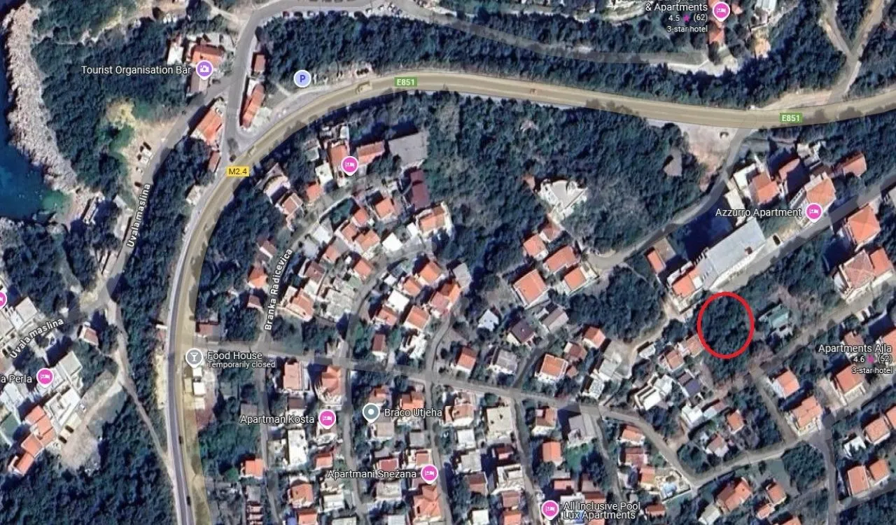 Prodaja, plac, 264m², Bar, Crna Gora