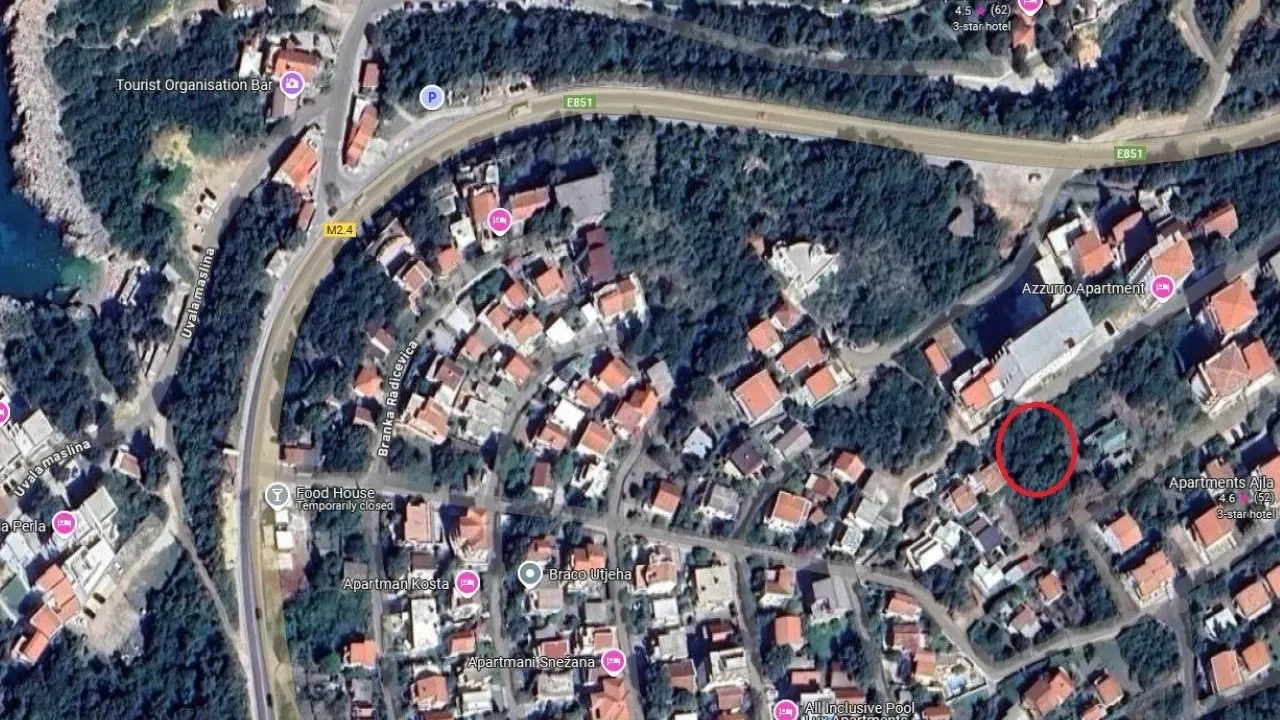 Prodaja, plac, 264m², Bar, Crna Gora