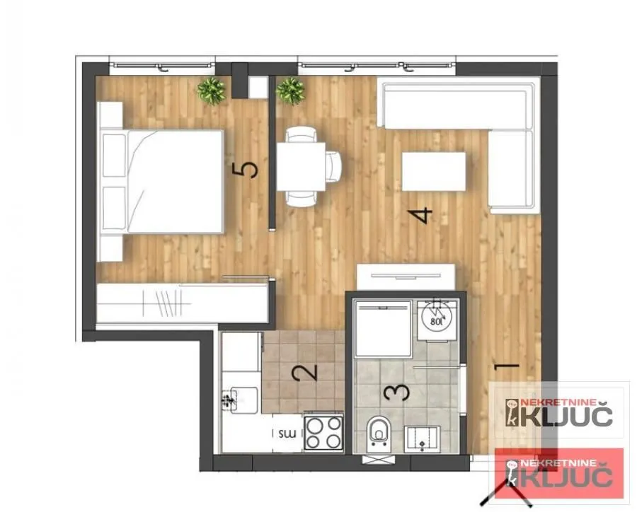 Prodaja, jednosoban stan, 34m², Telep, Novi Sad Sve Podlokacije