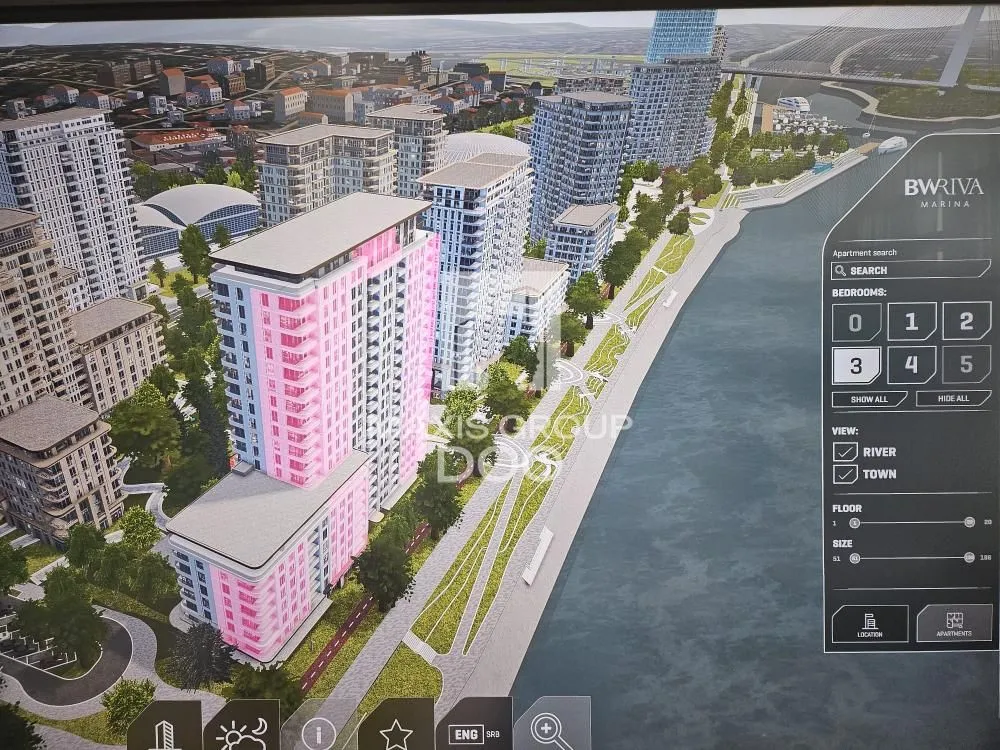 Prodaja, dvosoban stan, 55m², Savski Venac, Beograd